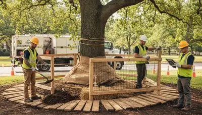 Root protection service in Pittsburgh, PA for healthy tree roots and stable growth