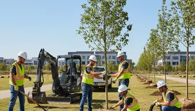 Pittsburgh, PA tree planting service selecting and installing healthy trees for local properties
