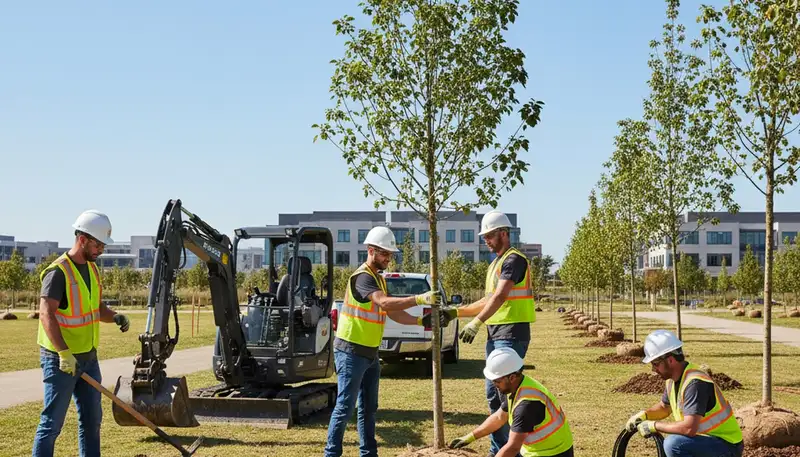 Pittsburgh, PA tree planting service selecting and installing healthy trees for local properties