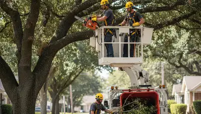 Arbor Tree Care pruning trees in Pittsburgh, PA to improve health and reduce risk