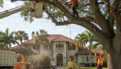 Tree service crew in Pittsburgh, PA providing professional tree care and removal services