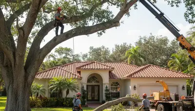 Tree service crew in Pittsburgh, PA providing professional tree removal and trimming services