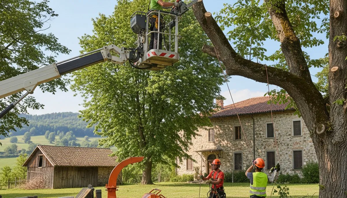 Tree service crew providing professional tree removal in Pittsburgh, PA