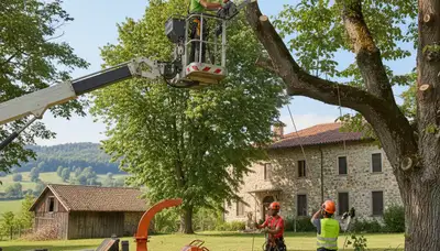 Tree service crew providing professional tree removal in Pittsburgh, PA