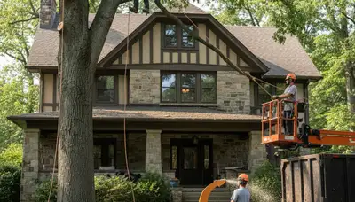 Tree service team in Pittsburgh, PA providing professional tree care and removal services